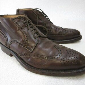 Stefano Branchini Oil tanned Leather Chukka Boots Shoes Men's Sz 7